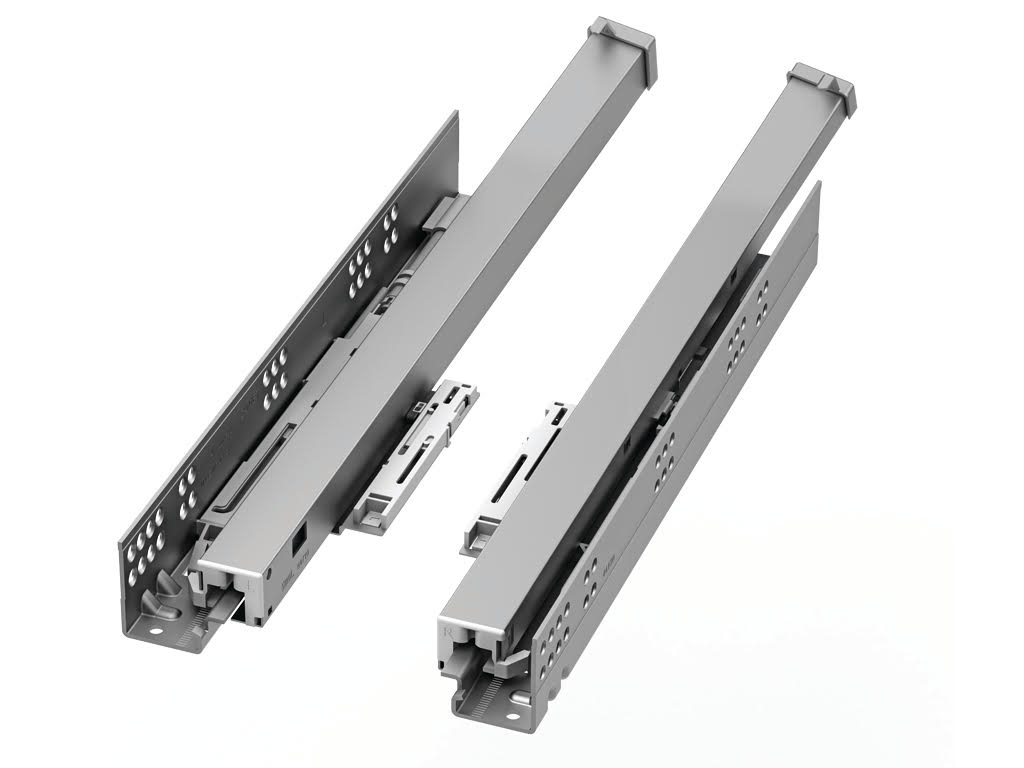 [127240536] Smart Slide Frenli Tam Açılım 500 mm Mandallı Çekmece Rayı