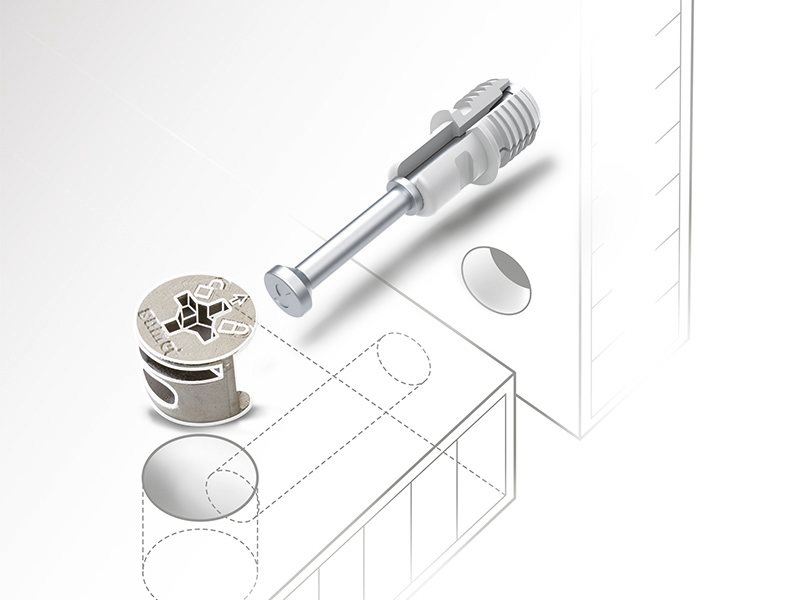 [1080437] JETFIX  Ø10 + SAMFIX Gövde 13,2 mm Nikel Bağlantı Elemanı